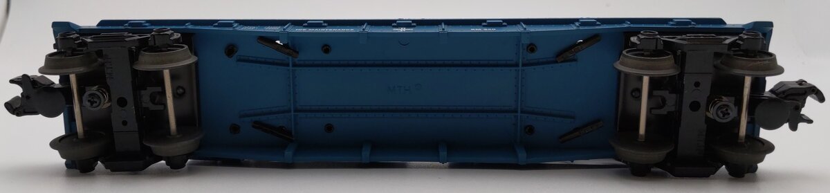 MTH 30-76038 O Gauge Boston and Maine Flat Car with Zambonis EX/Box