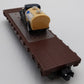 Lionel 6-17529 O Gauge AT&SF Flatcar w/Ford Milk Truck #90010 EX/Box