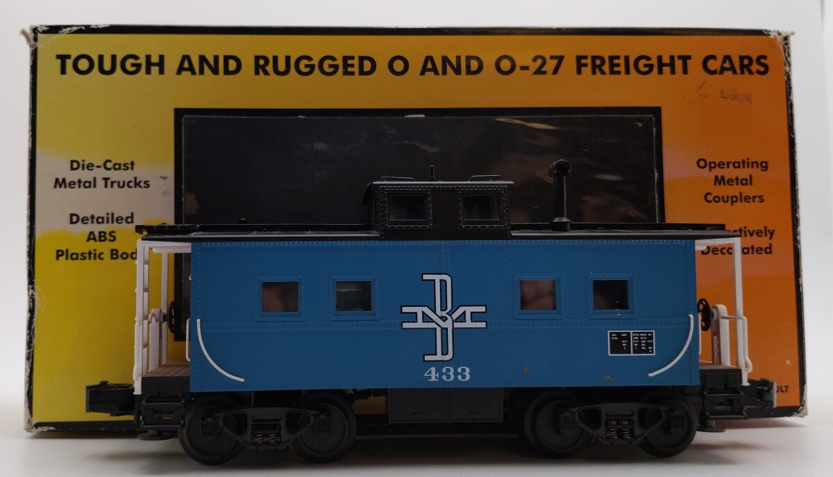 MTH 30-7740 Boston & Maine Steel Caboose #433 EX/Box