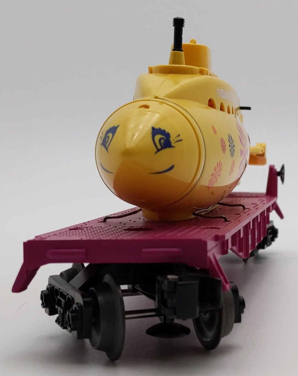 Lionel 6-26709 O Gauge Flatcar with Psychedelic Submarine EX/Box
