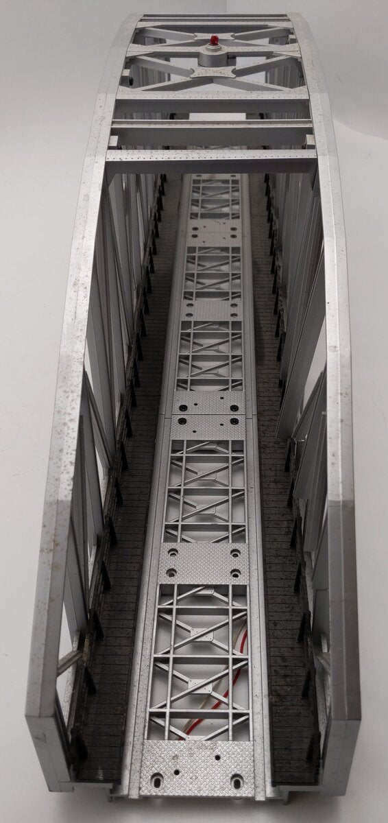 MTH 40-1121 O RealTrax Black Steel Arch Bridge VG