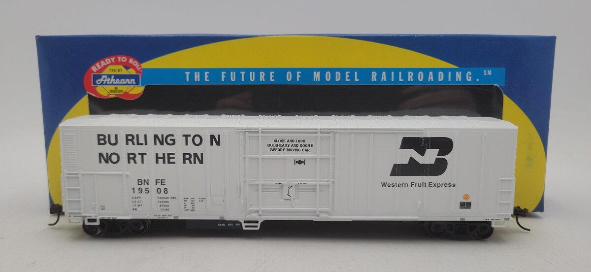 Athearn 71158 HO Scale Burlington Northern 57' Mechanical Reefer #19508 LN/Box