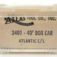 Atlas 3401 N Scale Atlantic Coast Line 40' Boxcar LN/Box