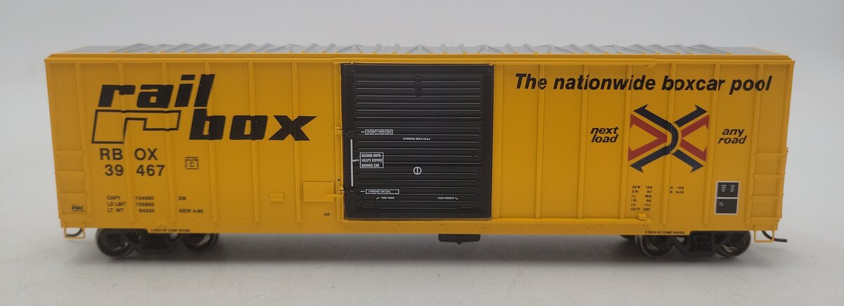 Athearn 96620 HO Scale Railbox (RBOX) 50' FMC 5347 Box Car #39467 LN/Box