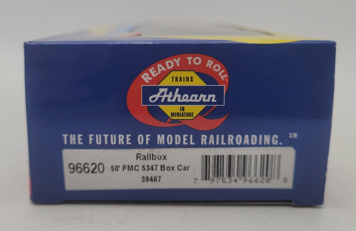 Athearn 96620 HO Scale Railbox (RBOX) 50' FMC 5347 Box Car #39467 LN/Box
