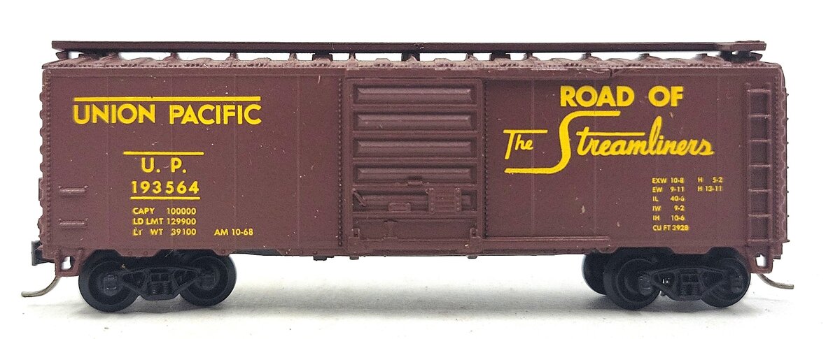 Atlas 3420 N Scale Union Pacific 40' Boxcar #193564 EX/Box