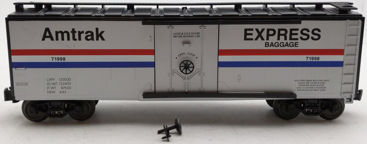 Lionel 6-71998 O Gauge Amtrak Express Baggage Box Car #71998 EX