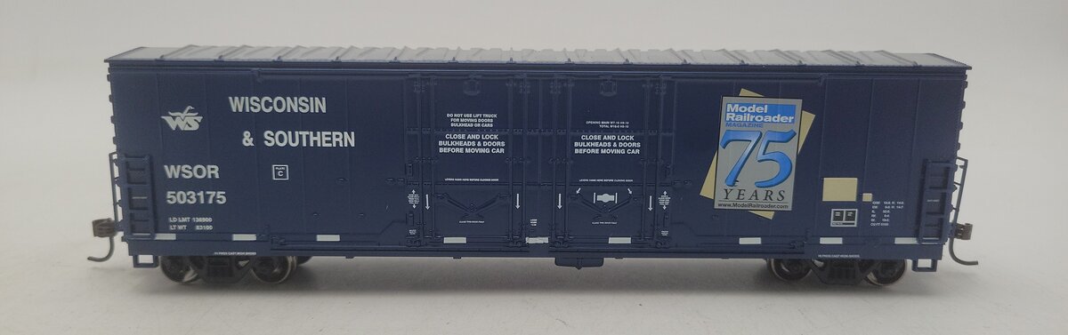 Athearn 95930 HO Wisconsin & Southern 50' Double Door Evans Boxcar #503175 EX/Box