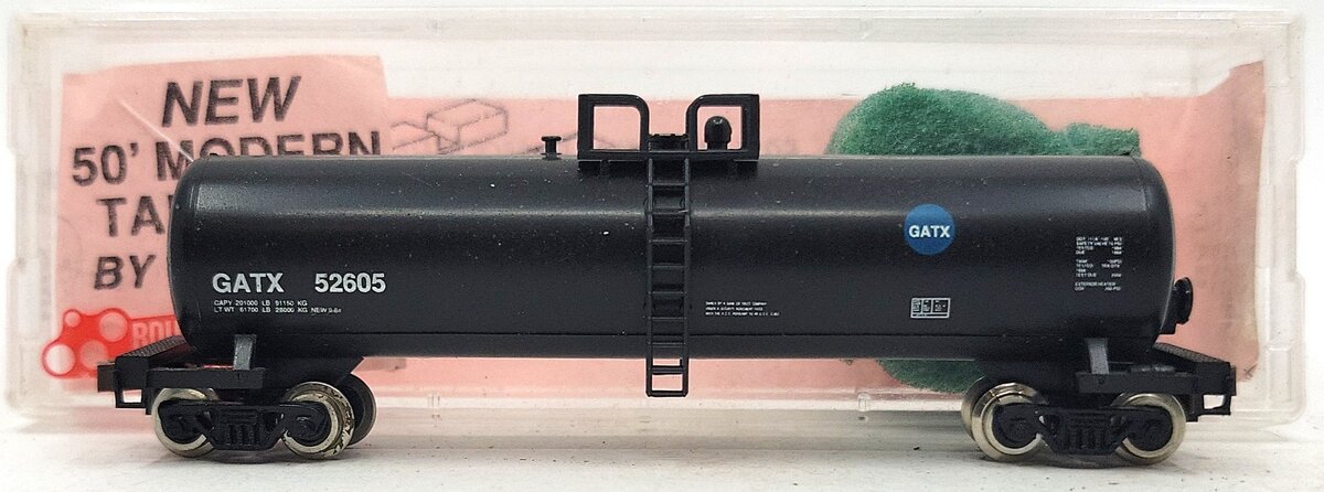 Roundhouse 8441 N Scale GATX 50' Modern Tank Car #52605 EX/Box