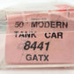 Roundhouse 8441 N Scale GATX 50' Modern Tank Car #52605 EX/Box