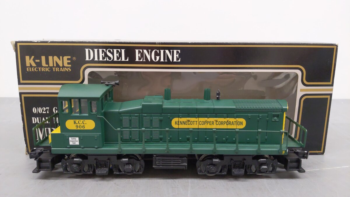 K-Line K-2252IC O Kennecott Copper Corporation MP-15 Diesel Switcher #906 EX/Box