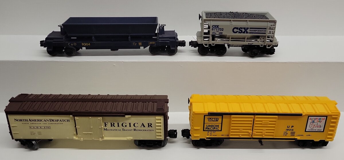 Lionel & K-Line O Gauge Assorted Freight Cars 6-5703, 6-9304, 6-19215, K-6717[4] VG