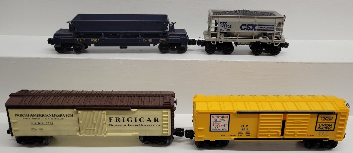 Lionel & K-Line O Gauge Assorted Freight Cars 6-5703, 6-9304, 6-19215, K-6717[4] VG