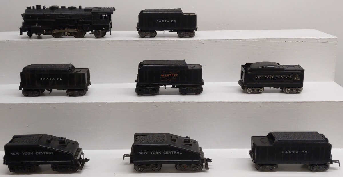 Marx O Gauge Vintage Locomotive & Tenders; 1666, 1951, 961 [8] VG