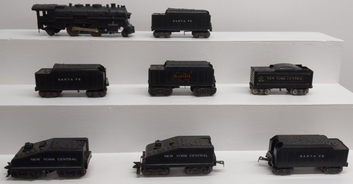 Marx O Gauge Vintage Locomotive & Tenders; 1666, 1951, 961 [8] VG