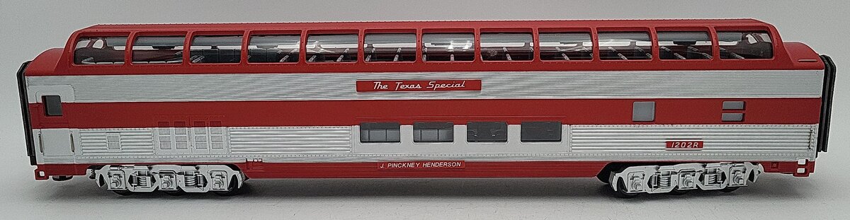 MTH 20-6729 Texas Special Full Vista Dome Car EX/Box