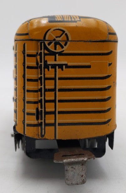 Marx 90171 Vintage O Yellow Bessemer & Lake Erie (BLE) Boxcar