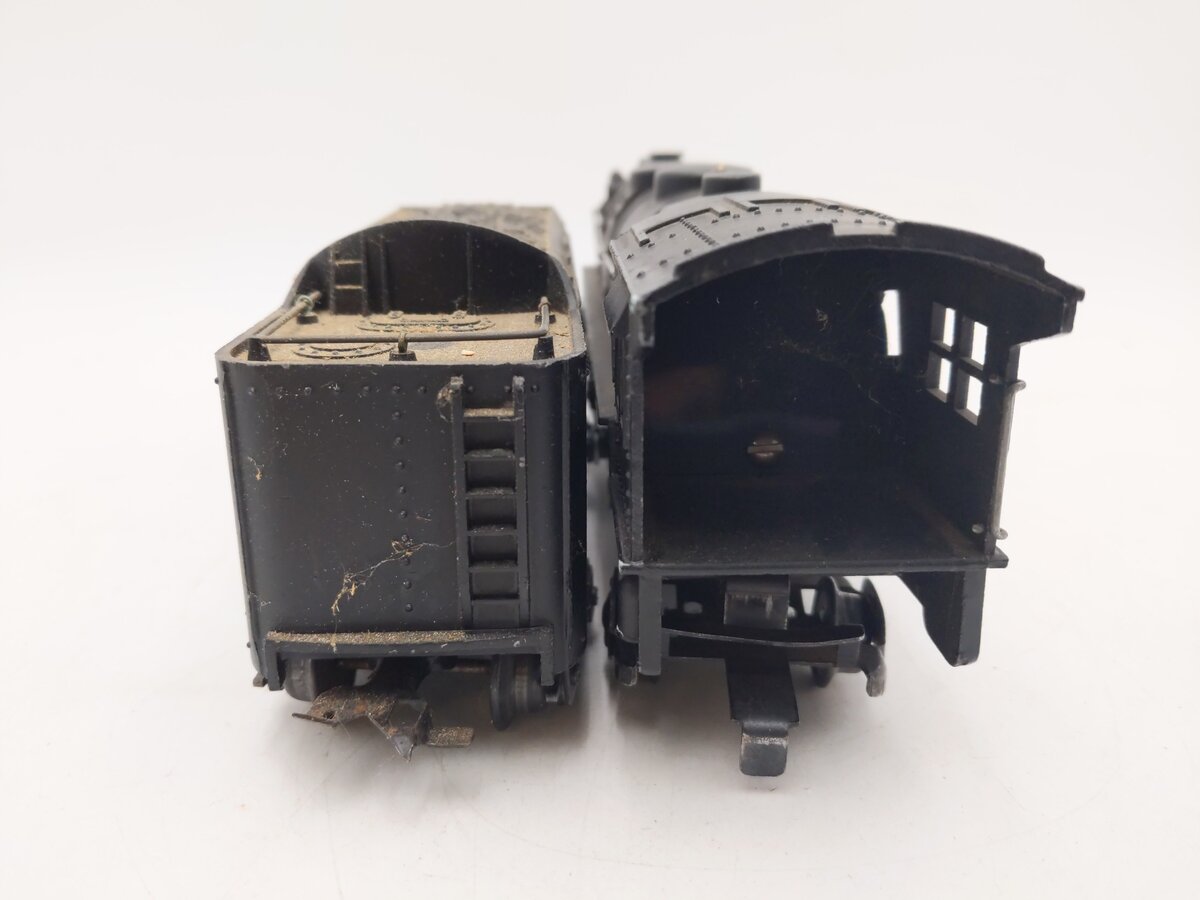 Marx 333 Vintage O New York Central 4-6-2 Diecast Steam Locomotive & Tender VG