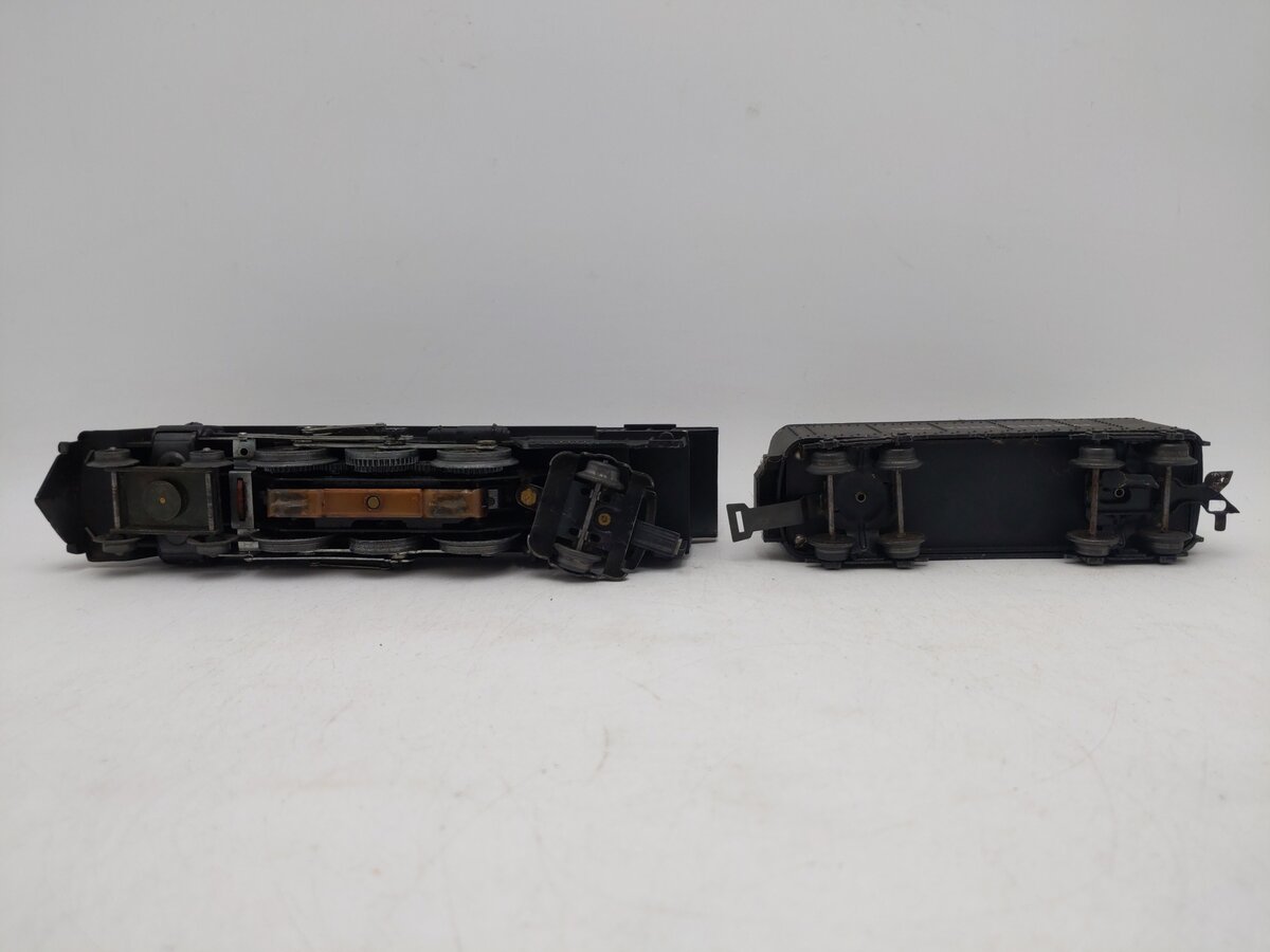 Marx 333 Vintage O New York Central 4-6-2 Diecast Steam Locomotive & Tender VG