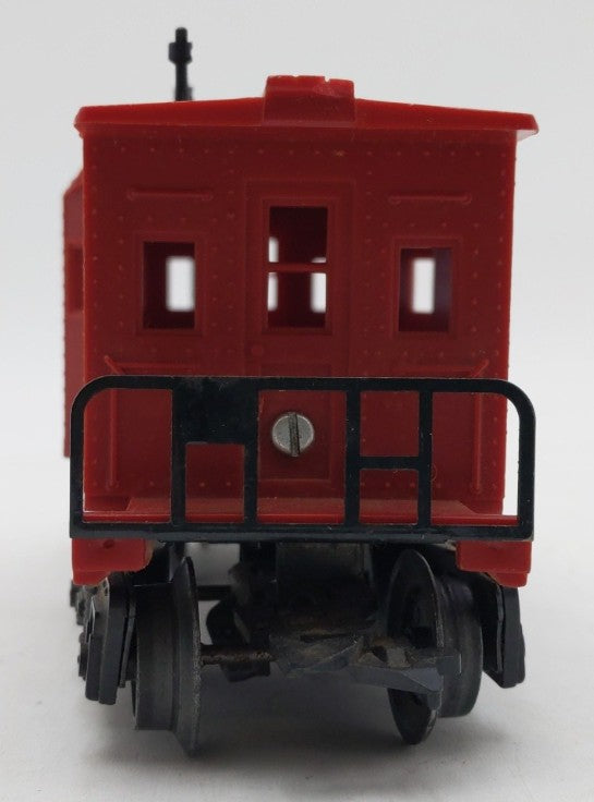 Marx 2225 Vintage O Gauge Postwar Atchison Topeka Santa Fe Bay Window Caboose VG