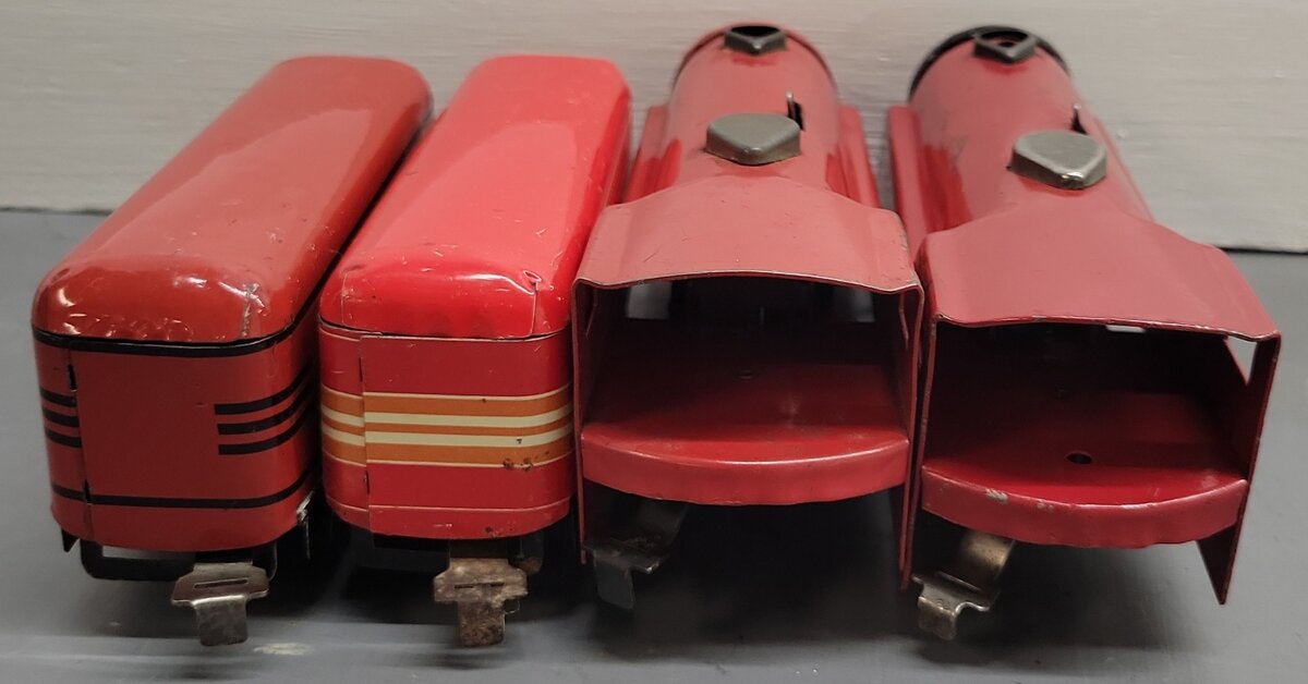 Marx O Gauge Vintage Locomotives and Tenders; 232, 551, [4] VG