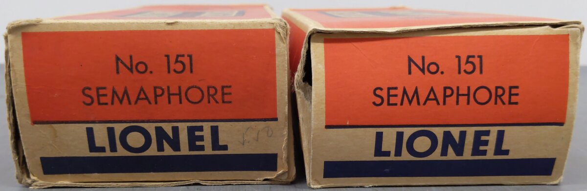 Lionel 151 O Gauge Vintage Operating Semaphore Signals [2] VG/Box