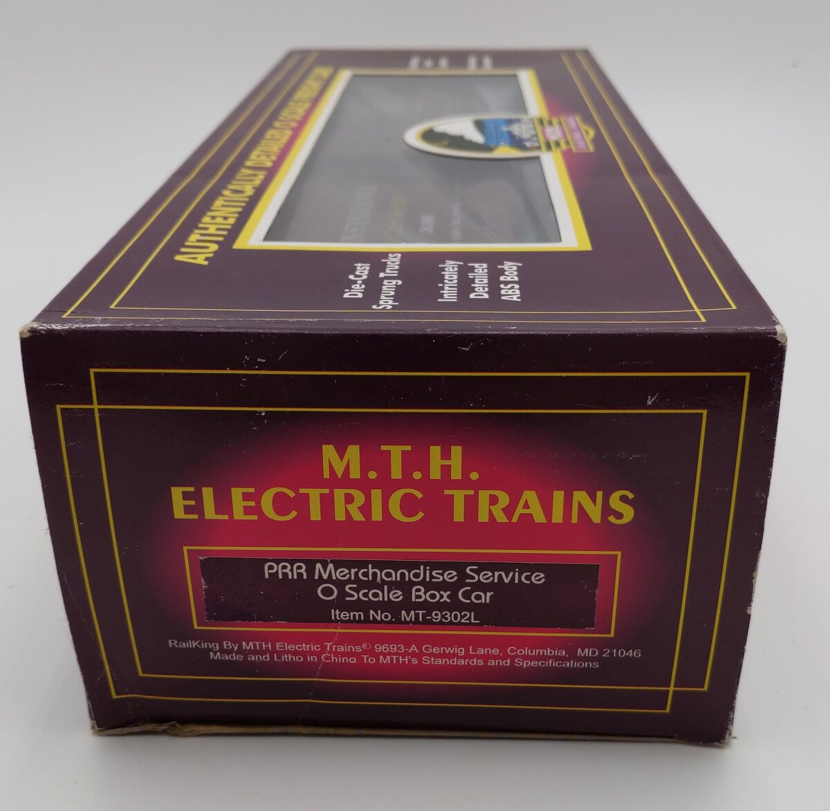 MTH 20-9302 O Gauge Pennsylvania Merchandise Service Boxcar #24086 LN/Box