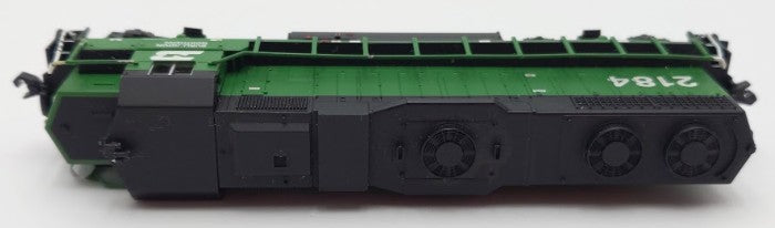 Atlas 40000225 N Scale Burlington Northern GP38 Low Nose Diesel Loco #2184 w DCC VG/Box
