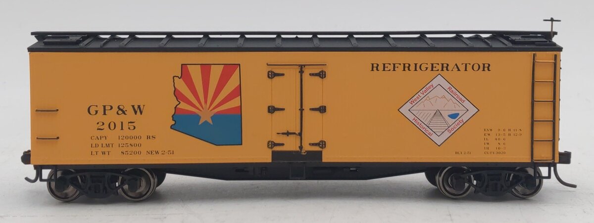Accurail HO Scale GP&W Wood Refrigerator Car #2015 NIB