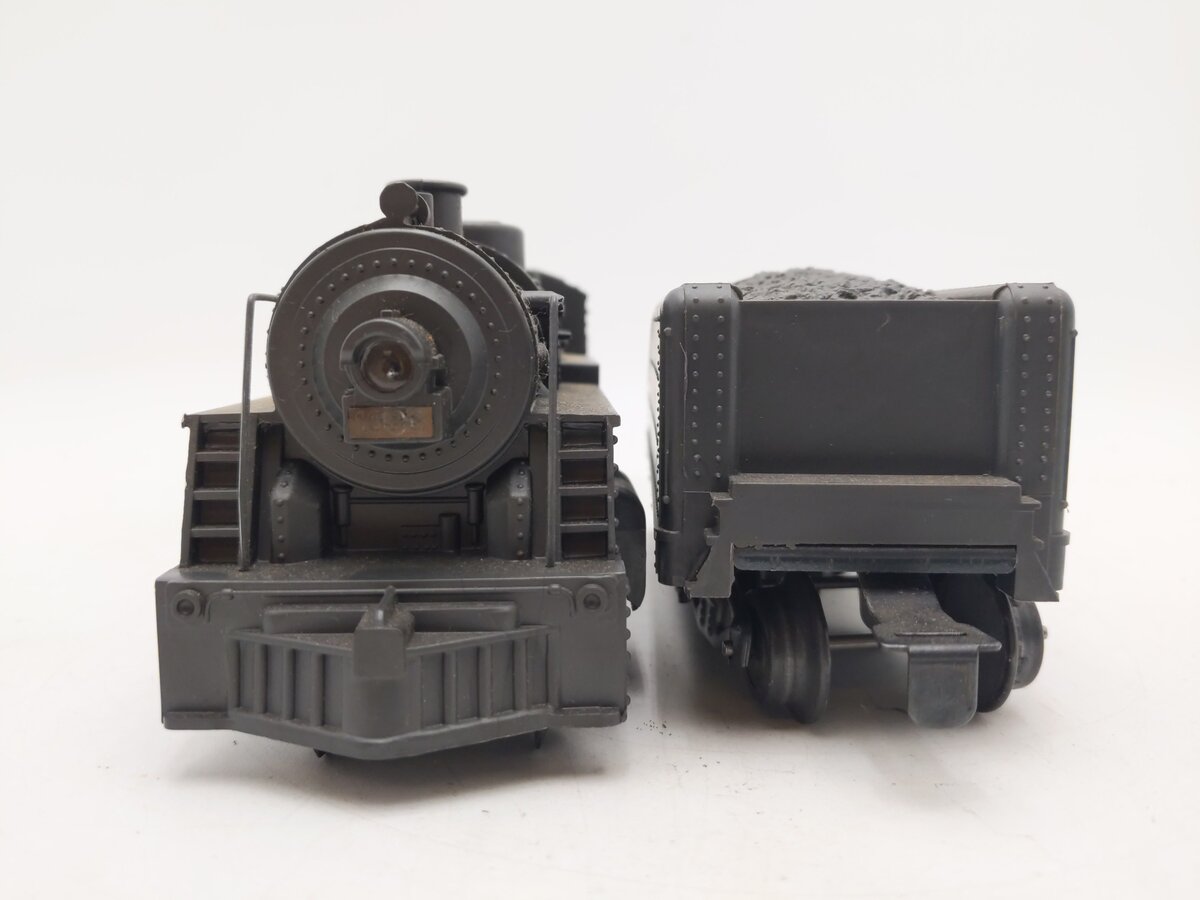 Marx 1666 Vintage O 2-4-2 Santa Fe Steam Locomotive & Tender VG