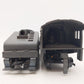 Marx 1666 Vintage O 2-4-2 Santa Fe Steam Locomotive & Tender VG