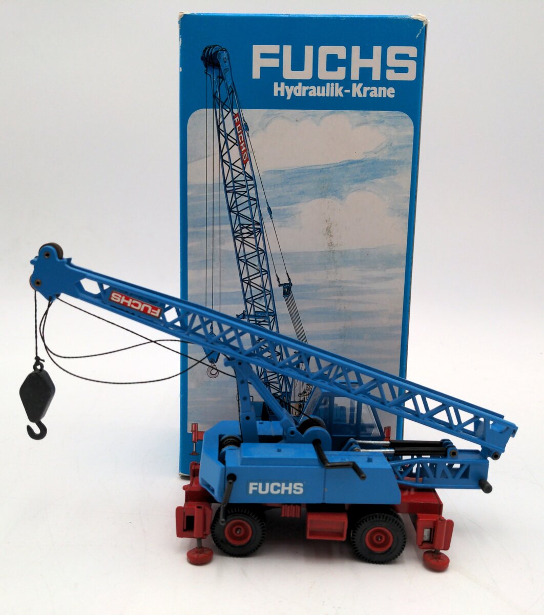 NZG 185 Diecast 1:50 Scale Fuchs Hydraulic Crane EX/Box
