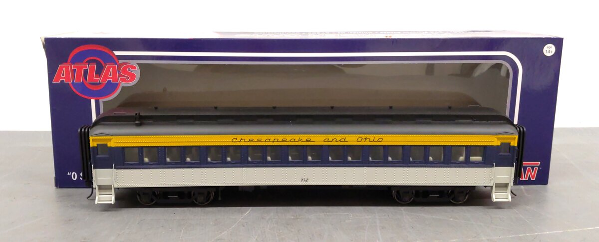 Atlas 2001165-3 O Chesapeake & Ohio Trainman 60' Passenger Coach #712 (2-Rail) LN/Box