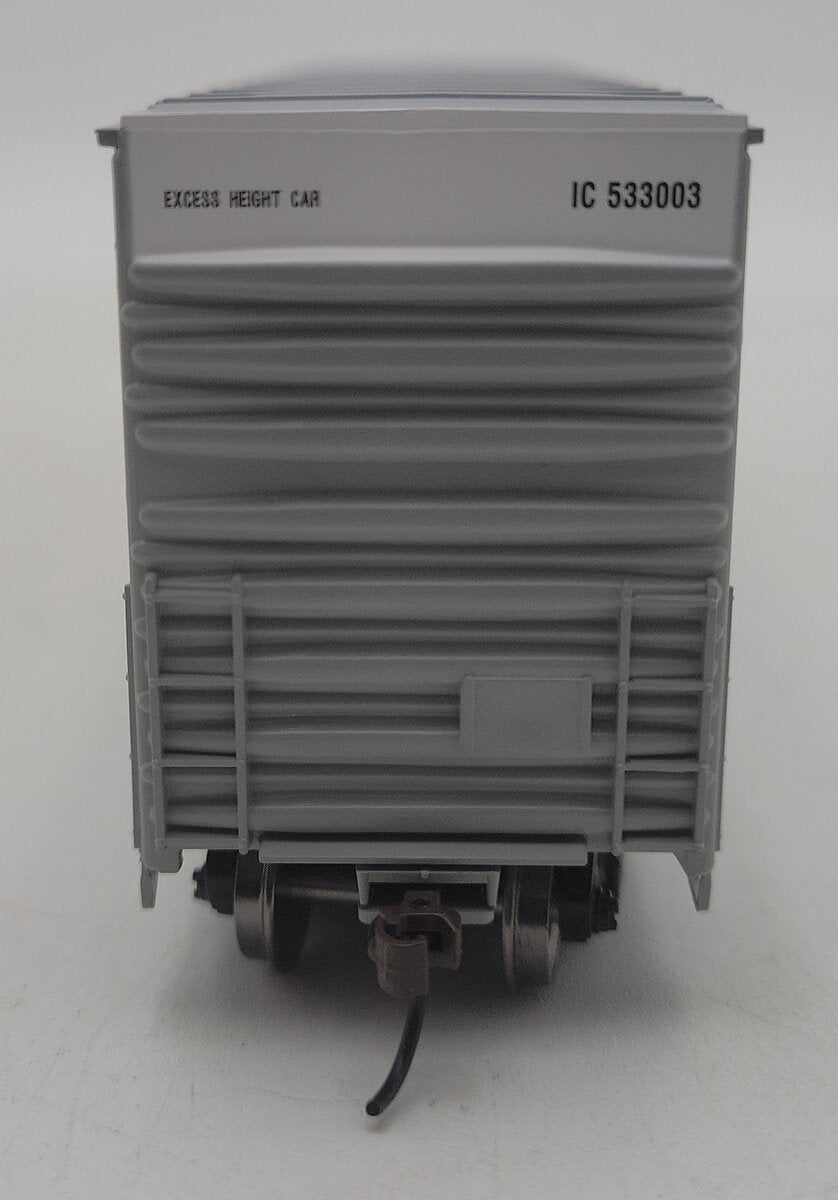 Athearn RND1521 HO Scale Illinois Central 50' Hi-Cube Ribbed-Side Boxcar #533003 LN/Box