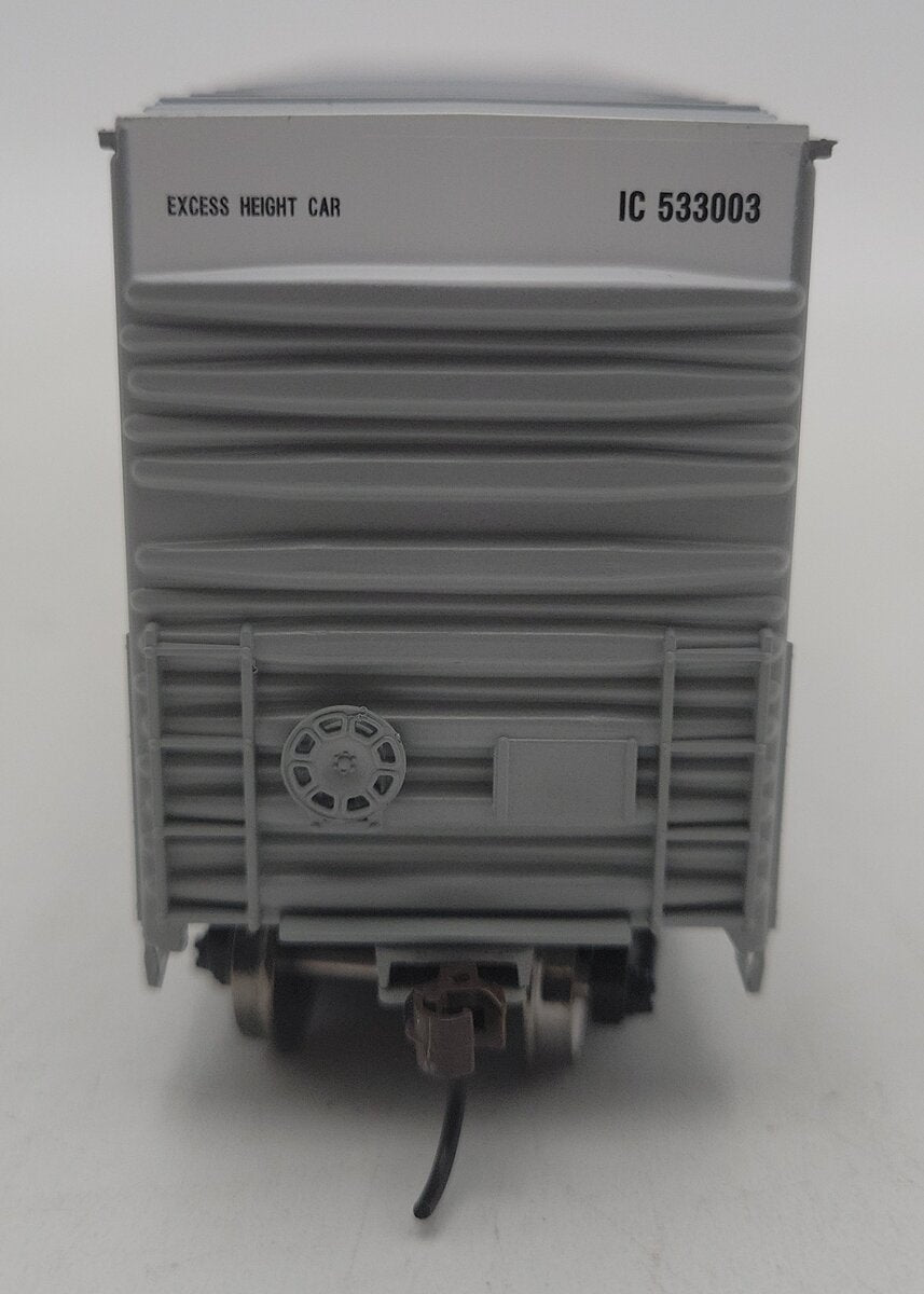 Athearn RND1521 HO Scale Illinois Central 50' Hi-Cube Ribbed-Side Boxcar #533003 LN/Box