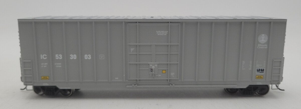 Athearn RND1521 HO Scale Illinois Central 50' Hi-Cube Ribbed-Side Boxcar #533003 LN/Box
