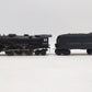 Lionel 2037 Vintage O 2-6-4 Diecast Steam Locomotive w/ 6466W Tender VG