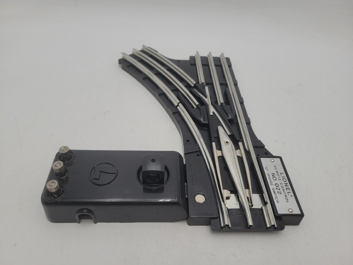 Lionel 6-14062 O Gauge Remote-Control 022 Left Hand Switch Turnout EX/Box