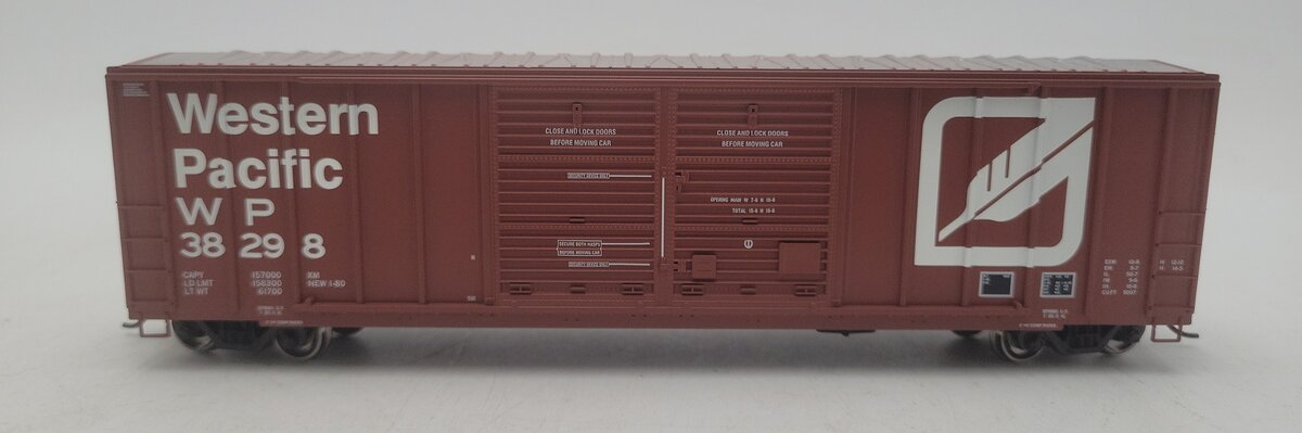 Athearn 15881 HO Western Pacific 50' FMC 5077 Double Door Box Car #38298 LN/Box