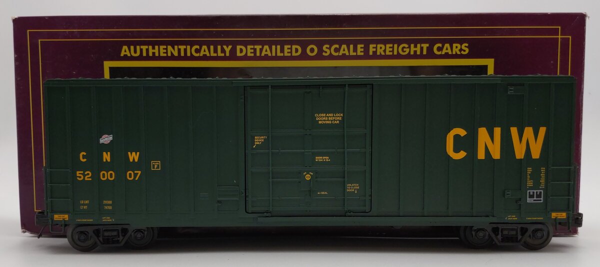 MTH 20-93539 O CNW 50' Hi-Cube Boxcar #520007 LN/Box