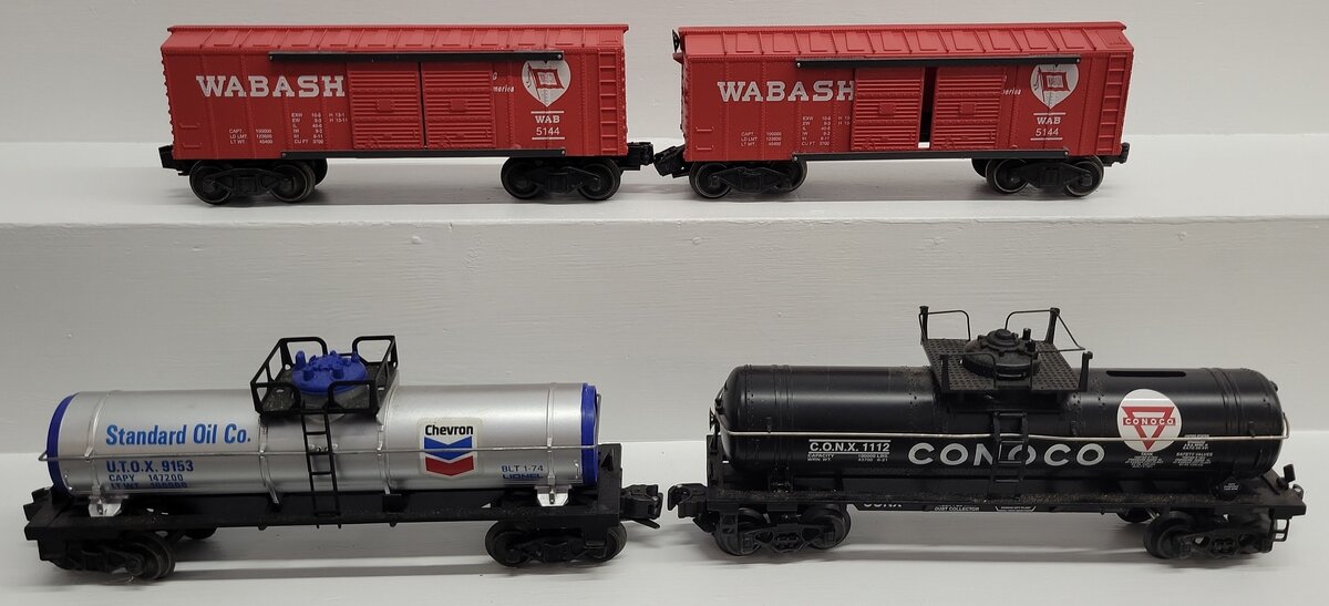 K-Line & Lionel O Gauge Assorted Freight Cars K1112, K5144, 9153[4] VG