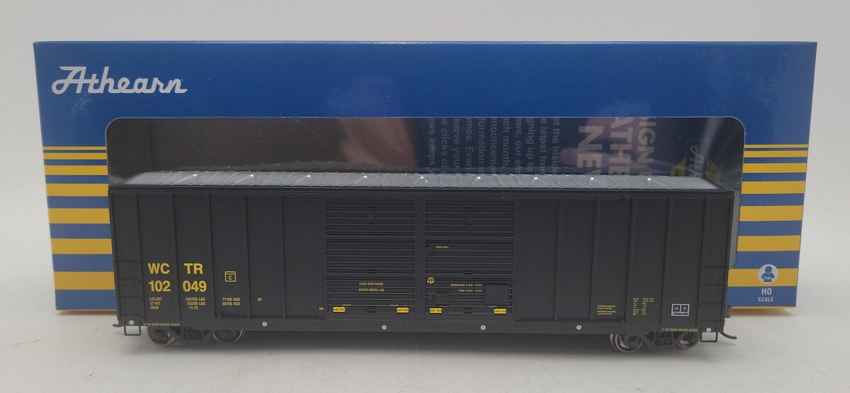 Athearn 15885 HO WCTR 50' FMC 5077 DoubleDoor Box Car #102049 LN/Box