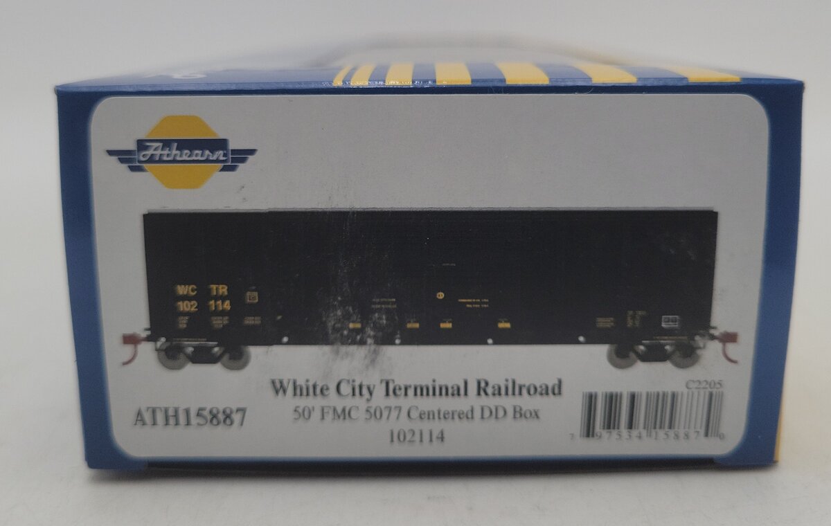 Athearn 15887 HO WCTR 50' FMC 5077 DoubleDoor Box Car #102114 LN/Box
