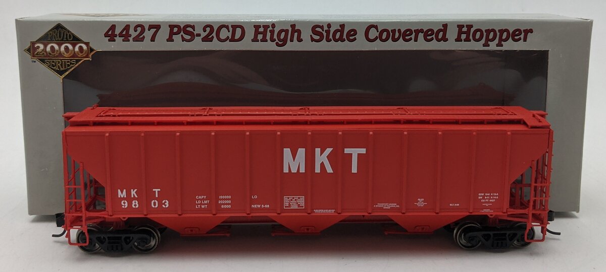 Proto 2000 23385 HO MKT 4427 PS2-CD High Side Covered Hopper #9803 VG/Box