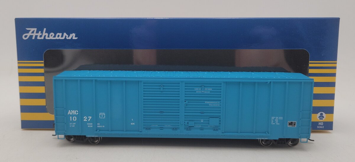 Athearn 15889 HO AMC 50' FMC 5077 Double Door Box Car #1027 LN/Box
