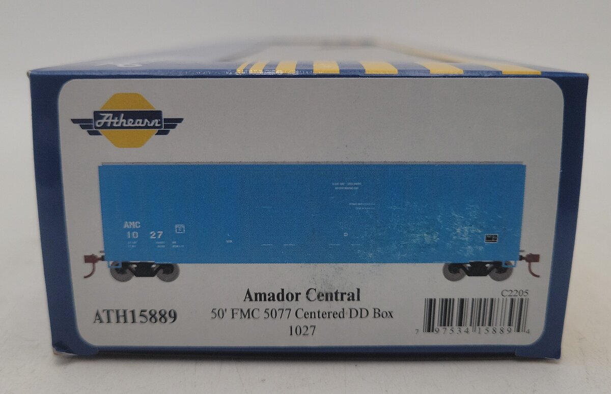 Athearn 15889 HO AMC 50' FMC 5077 Double Door Box Car #1027 LN/Box