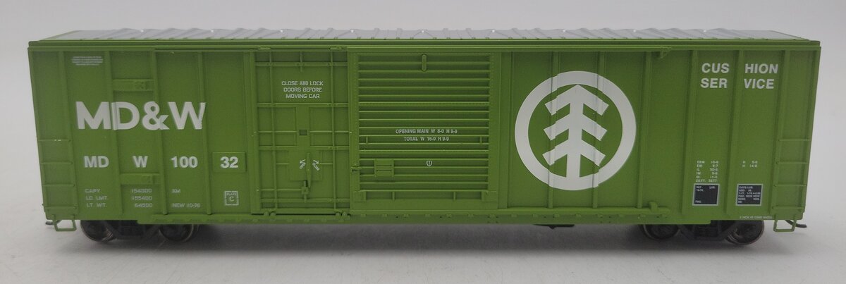 Athearn 71015 HO MD&W 50' FMC Ex-Post Combo Door Boxcar #10032 LN/Box