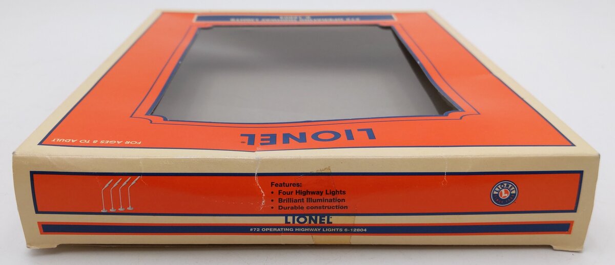 Lionel 6-12804 O And O27 Operating Highway Lights (Set of 4) NIB