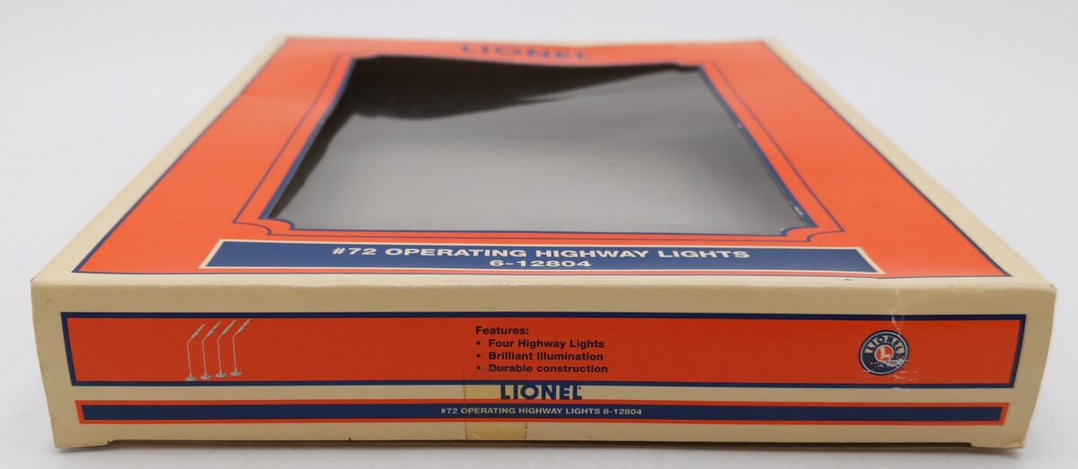 Lionel 6-12804 O And O27 Operating Highway Lights (Set of 4) NIB