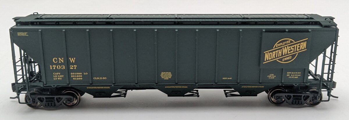 Proto 2000 23381 HO Scale C&NW PS-2CD High Side Covered Hopper #170327 LN/Box